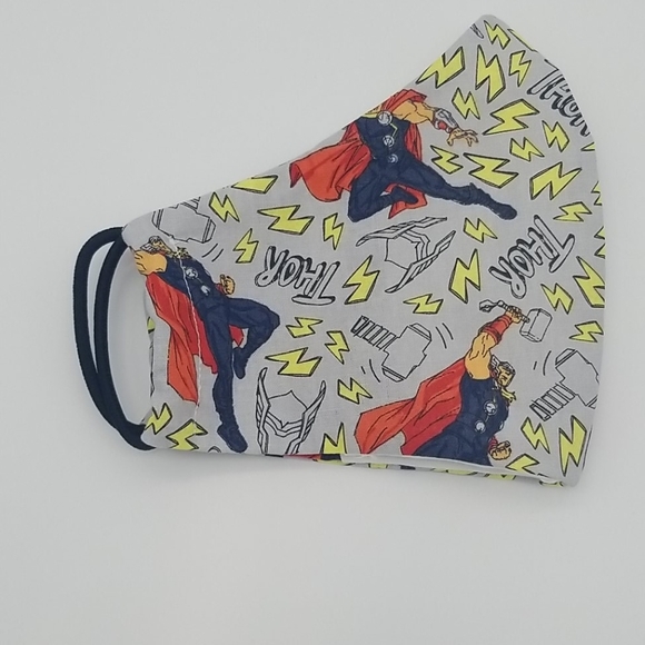 Handmade THOR facemask with filter pocket Avengers - Picture 3 of 8